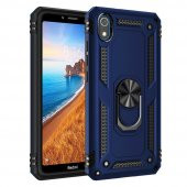 Xiaomi Redmi 7A Kılıf Sofya Yüzüklü Standlı Korumalı Kılıf - 7