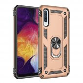 Samsung Galaxy A50S Kılıf Sofya Yüzüklü Standlı Korumalı Kılıf - 5