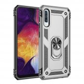 Samsung Galaxy A50S Kılıf Sofya Yüzüklü Standlı Korumalı Kılıf - 6