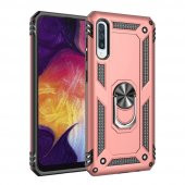 Samsung Galaxy A50S Kılıf Sofya Yüzüklü Standlı Korumalı Kılıf - 8