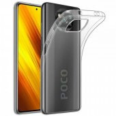 Xiaomi Pocophone X3 Kılıf Lüx Şeffaf Silikon Kılıf Yüksek Kalite - 1