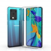 Samsung Galaxy S20 Ultra Kılıf Lüx Şeffaf Silikon Kılıf - 1