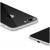 Apple iPhone 8 Plus Kılıf Lüx Şeffaf Silikon Kılıf - 3