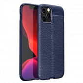 iPhone 12 Kılıf Focus Deri Görünümlü Silikon Kılıf Esnek Kapak - 2