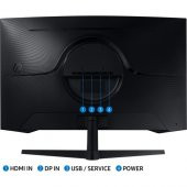 Samsung LC27G55TQBUXUF, Odyssey G5 27" 1ms, 144Hz, 2k Quad Hd, Dp, Hdmı, Usb, Va Led, HDR10 1000R, Curved, Monitör - 3