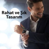 Coofbe Armor Zırhlı Apple Watch 41mm Full Kaplama Zırhlı Kılıf,Apple Watch 2-3-4-5-6-7-8 ve SE Kılıf - 12