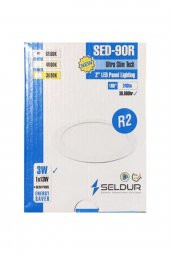 Seldur 3 W Ultra Slim Sıva Altı Led Panel Beyaz Işık - 2