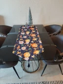 Ayşemce kabak desenli runner, 6 lacivert renk supla - 3