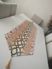 Ayşemce Runner Degrade Ottoman Osmanlı desenli masa - 3