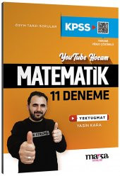 Marka Yayınları KPSS Matematik 11 Deneme Tamamı Video Çözümlü Yektugmat - 1