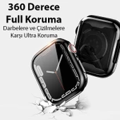 Coofbe Apple Watch 41mm Full Kaplama Silikon Kılıf, Apple Watch 2-3-4-5-6-7-8 ve SE Uyumlu Kılıf - 12