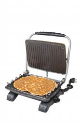 Dökümix Plus Organik Demir Döküm Izgara & Tost Makinası GRİ Izgara Aparatlı&Fırçalı - 2