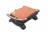 Organik Pik Demir Döküm Kaplamasız& Anti Kanserojen Ev Tipi Tost Makinası DKMX ROSEGOLD 1800W +Fırça - 1