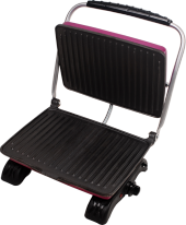 Organik Pik Demir Döküm Kaplamasız & Anti Kanserojen Ev Tipi Tost Makinası DKMX LİLA 1800W + Fırça - 2