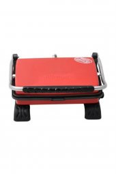 Döküm Organik Tost Makinesi 1800w Kırmızı Ev Tipi - 3