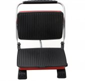 Organik Pik Demir Döküm Kaplamasız & Anti Kanserojen Ev Tipi Tost Makinası DKMX RED 1800W + Fırça - 2