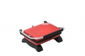 Organik Döküm Tost Makinesi Kırmızı + Ekstra Paketleme - 1