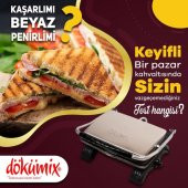 Organik Pik Demir Döküm Tost Makinası Temizleme Fırça Hediyeli - 5
