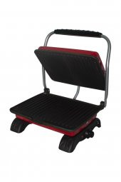 Kırmızı Dökümix Tost Makinesi Kaplamasız Demir Döküm 1800w - 4