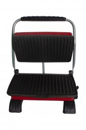 Kırmızı Dökümix Tost Makinesi Kaplamasız Demir Döküm 1800w - 5