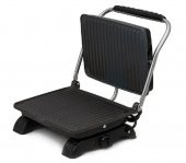 Organik  Pik Demir Döküm Kaplamasız & Anti Kanserojen Ev Tipi Tost Makinası DKMX SİYAH 1800W + Fırça - 3