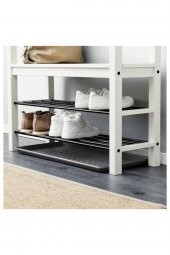 Ayakkabı Tepsisi 71x35 Cm Ayakkabılık Plastik Tepsi Gri Renk Kaliteli Ikea - 2