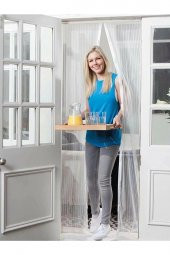 Omak Mıknatıslı Kapı Sinekliği Tülü 60x210 Cm 2 Paket Sineklik Perde - 2