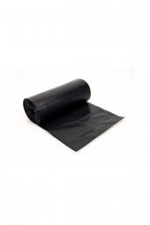 Endüstriyel Jumbo 400 Gram Siyah 80x110 Çöp Torbası Poşeti 5 Rulo 50 Adet siyah - 3