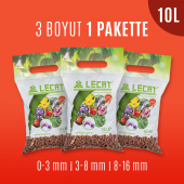 Kil Bilyesi Hidroponik Toprak Lecat Kil Bilyesi Hidroton Hidrokültür Toprağı 3 BOYUT 1 PAKETTE 10 LT - 1