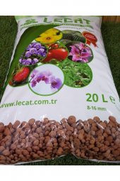 Kil Bilyesi 20 Lt 8-16 Mm Hidroponik Toprak Lecat Kil Bilyesi Hidroton Hidrokültür Toprağı - 3
