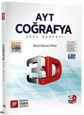 3D Yayınları 2023 AYT Coğrafya Soru Bankası - 1