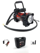 Çantalı Mini Araç Hava Kompresörü Lastik Şişirme 150 Psi Çakmak Akü Kablosu - 2