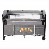 Kraft Near Me Anne Yanı Oyun Parkı 70x120 cm Grey Black - 8