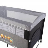 Kraft Near Me Anne Yanı Oyun Parkı 70x120 cm Grey Black - 9