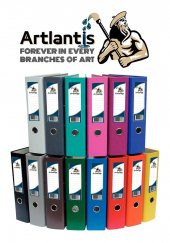 Büro Klasörü Turuncu Geniş 1 Adet Plastik Geniş Turuncu Klasör Halkalı Paslanmaz Çelik Klipsli 1 Adet - 8