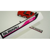 Subaru Forester Yan Aynalar Ve Çamurluk Yanı Damla Desen Bıçak Logo Arma Seti thumbnail 1