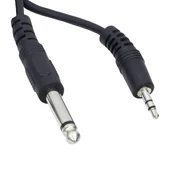 3.5 MM STEREO ERKEK / 6.3 MM MONO ERKEK 1,5 METRE KABLO (ARA KABLO) - 1