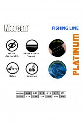 Mercan Platinum (Özel )Çapari Köstek misinası 0,100 kg - 2