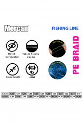 Mercan Pe Örgü Premium 4X ip 500 m Misina - 3