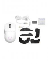 COOLER MASTER MM712 58GR KABLOSUZ 2.4GBT ULTRA HAFİF BEYAZ RGB OYUNCU MOUSE - 5