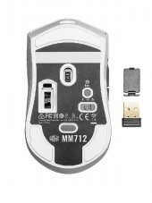 COOLER MASTER MM712 58GR KABLOSUZ 2.4GBT ULTRA HAFİF BEYAZ RGB OYUNCU MOUSE - 6