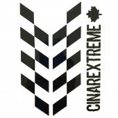 Jet Siyah Damalı Kask Motosiklet Sticker Takımı Çınar Extreme thumbnail 2