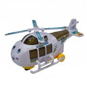 Oyuncak Helikopter Işıklı Sesli Beyaz Sevimli Helikopter 23 CM - 1