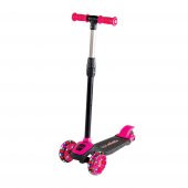 Scooter Çocuk Scooter Işıklı Slikon Teker Pembe 40 Kg Taşıma - 1