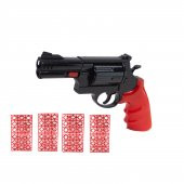 Oyuncak Kapsül Tabanca Metal Siyah 20 CM 72 Adet Kapsül - 1