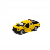 Metal Ford Ranger Pikap Çek Bırak Işıklı Sarı 12 Cm - 1