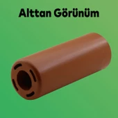 Mobilya Kanepe Koltuk Baza Yükseltme Yükseltici M8 Civatalı Incediş Destek Ayağı Ayakları Kahve 12cm - 4