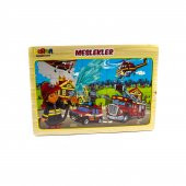 Ahşap Puzzle Meslekler 20 Parça Puzzle Çarpım Tablosu - 1