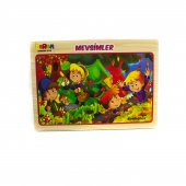 Ahşap Puzzle Mevsimler 20 Parça Puzzle Çarpım Tablosu - 1