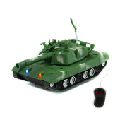 Uzaktan Kumandalı Tank Işıklı Oyuncak Tank Yarım Fonksiyon - 1
